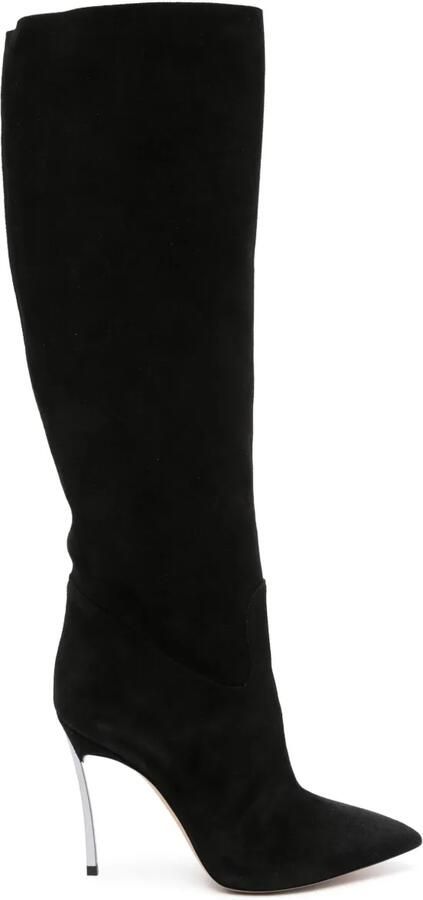 Casadei Blade suède laarzen Zwart