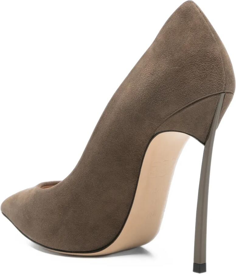 Casadei Blade suede pumps Bruin - Foto 2