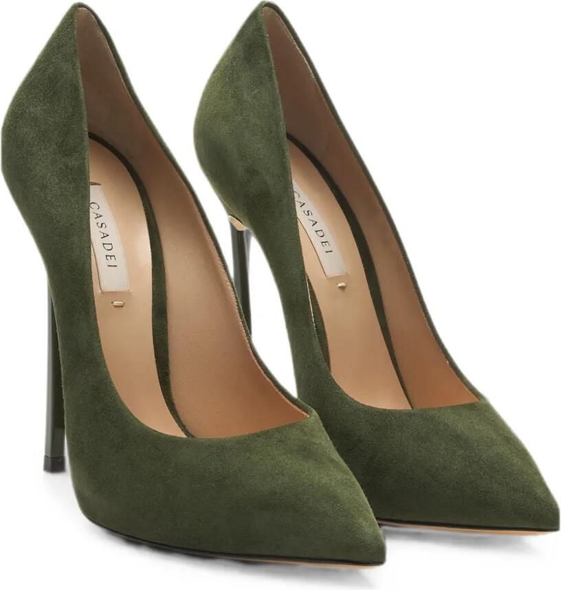 Casadei Blade suède pumps Groen - Foto 2