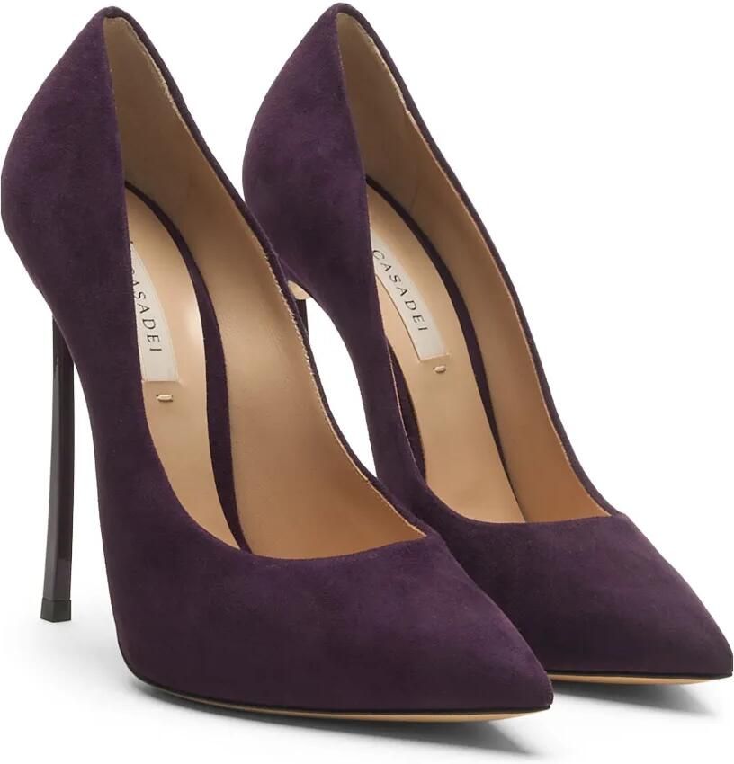 Casadei Blade suède pumps Paars - Foto 3