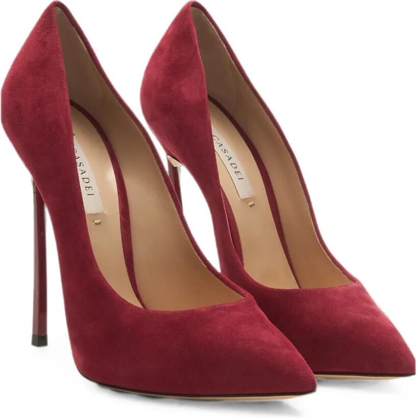 Casadei Blade suède pumps Rood