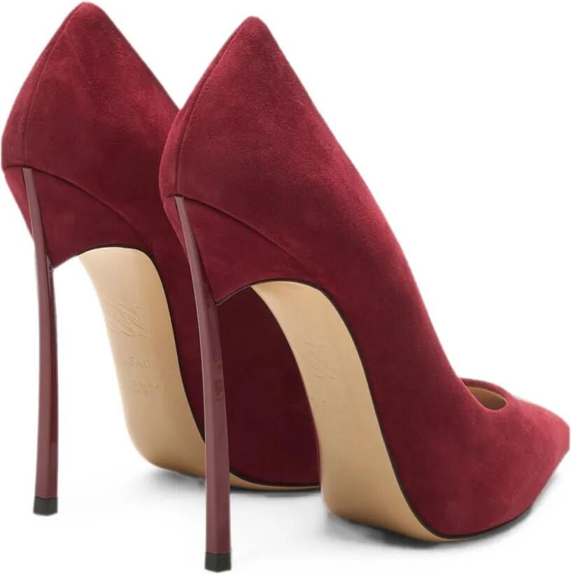Casadei Blade suède pumps Rood - Foto 2