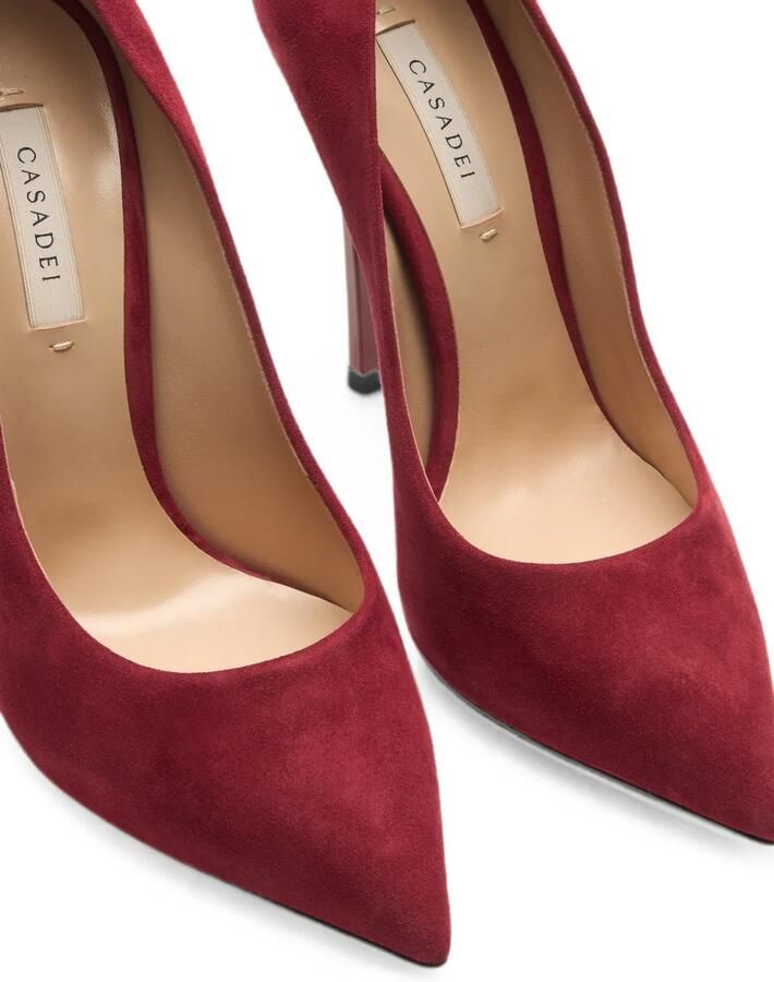 Casadei Blade suède pumps Rood - Foto 3