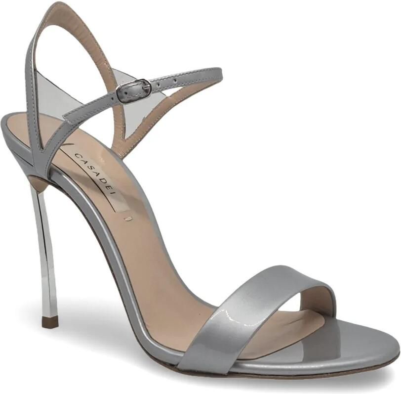 Casadei Blade V-Celebrity sandalen met enkelbandje Grijs - Foto 3