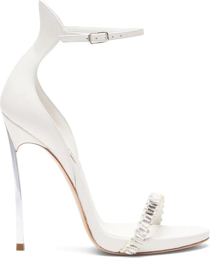 Casadei Cappa sandalen met hemelse stras Wit