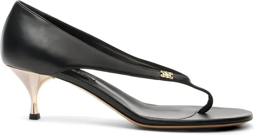 Casadei Chic Julia leren sandalen Zwart