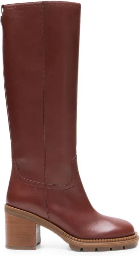 Casadei Concept laarzen met chunky zool Bruin