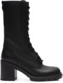 Casadei Concept Symphony combat boots met veters Zwart - Zwart