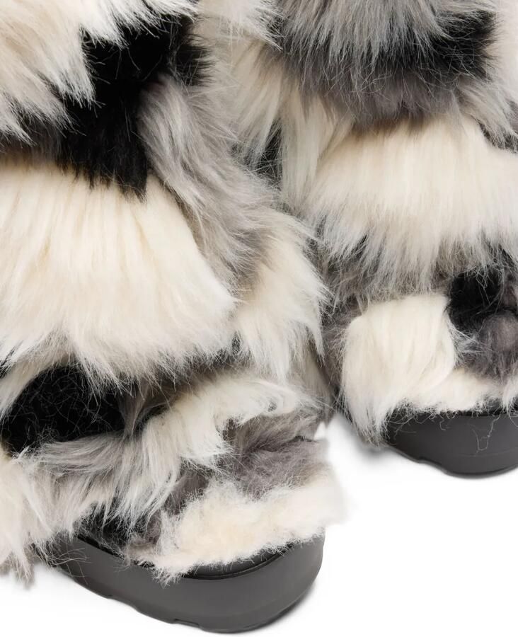 Casadei Double Face Husky patchwork boots Grijs - Foto 2