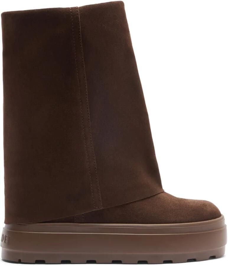 Casadei Double Face laarzen met plateauzool Bruin
