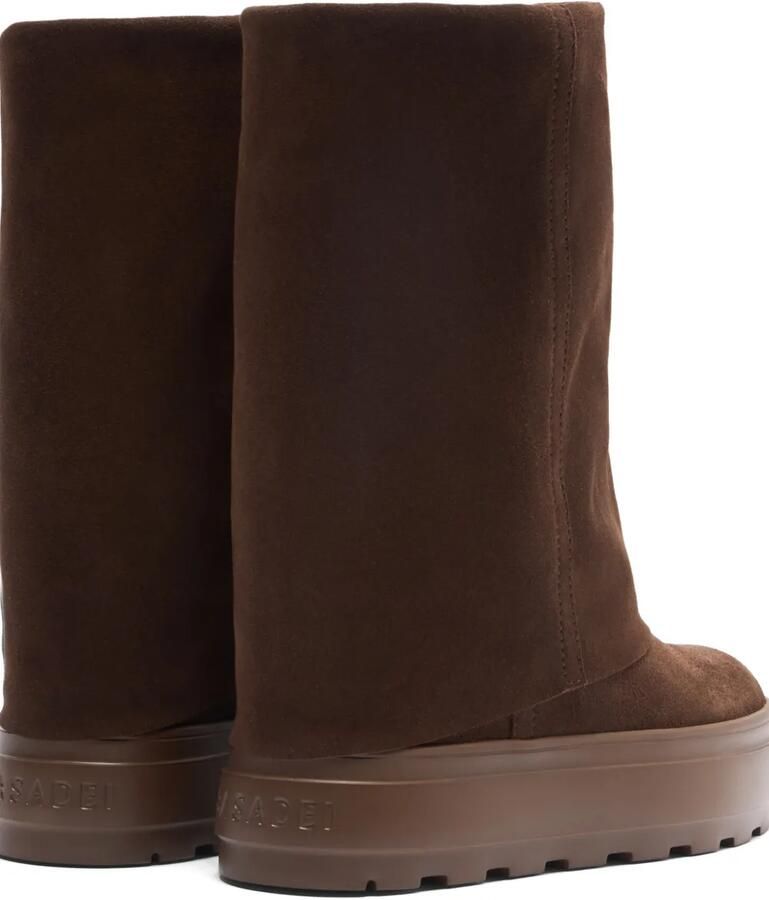 Casadei Double Face laarzen met plateauzool Bruin - Foto 3