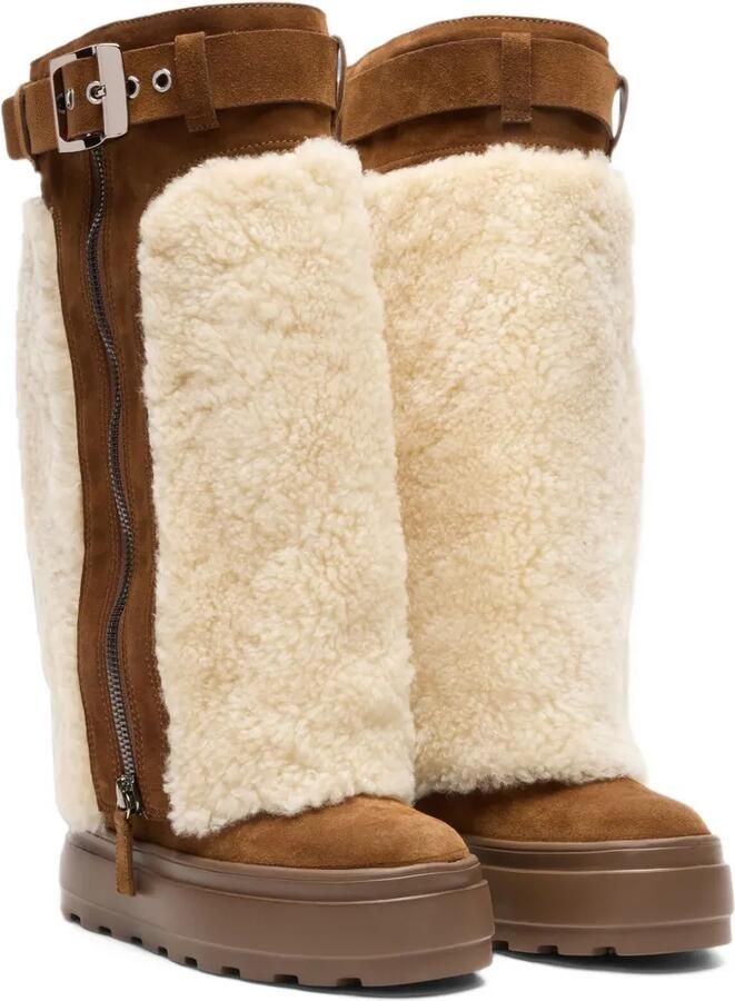 Casadei Double Face Ontario knielaarzen Bruin