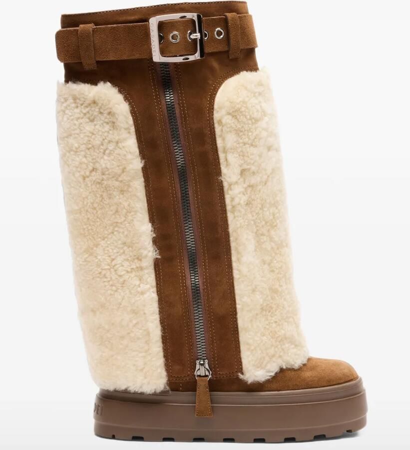 Casadei Double Face Ontario knielaarzen Bruin - Foto 2