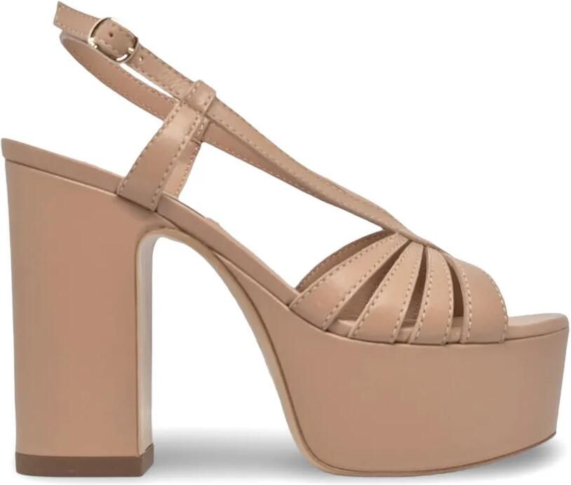 Casadei Elsy sandalen met hak Beige