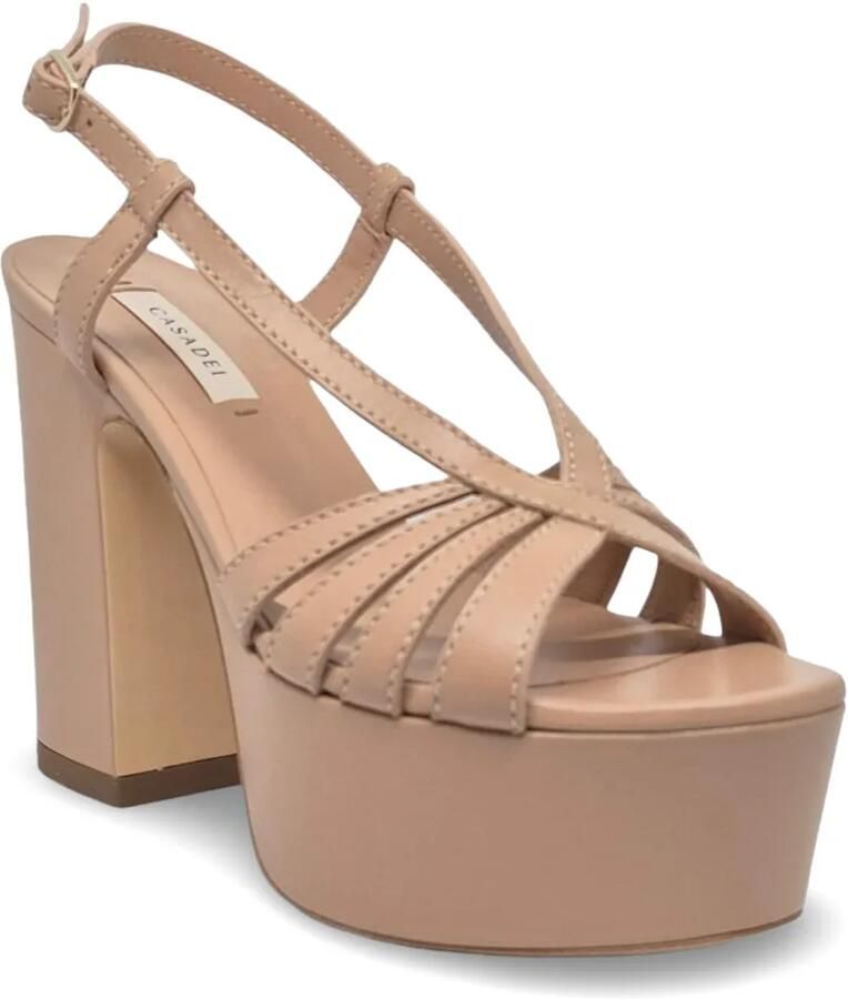 Casadei Elsy sandalen met hak Beige - Foto 3