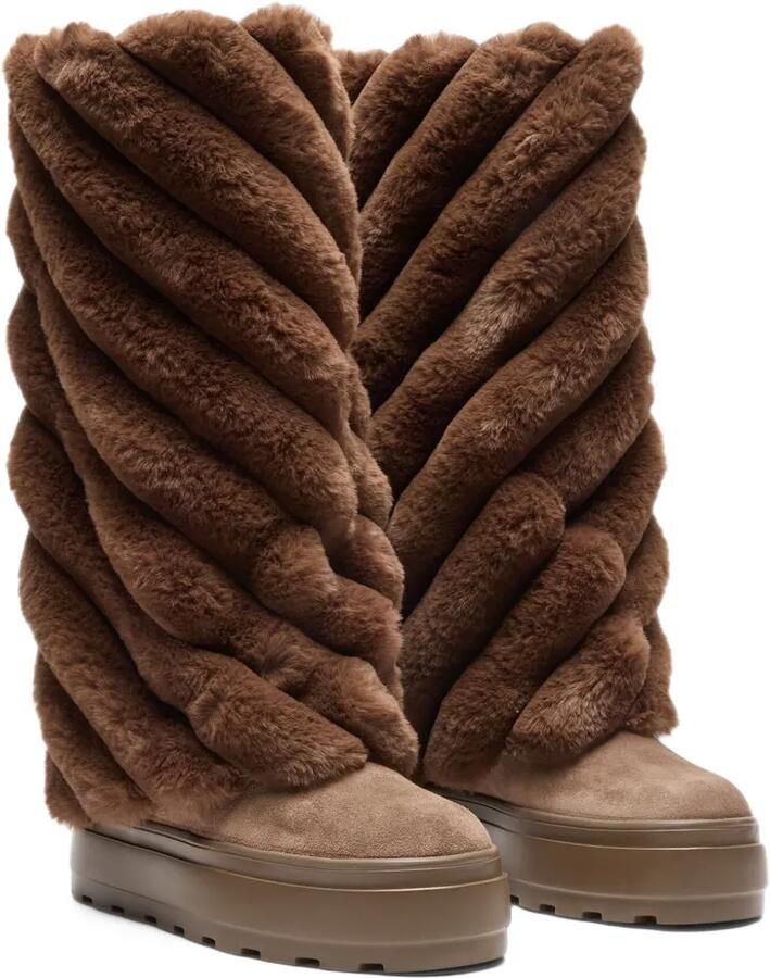 Casadei Eureka faux-fur boots Bruin