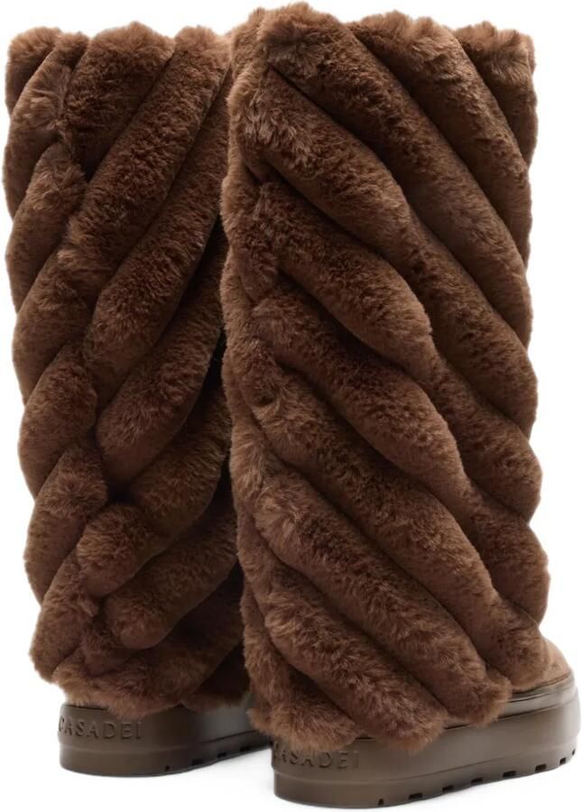 Casadei Eureka faux-fur boots Bruin - Foto 3
