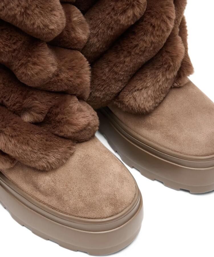 Casadei Eureka faux-fur boots Bruin - Foto 2