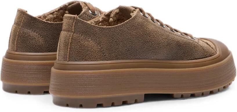 Casadei Explorer sneakers met gebarsten effect Bruin - Foto 4