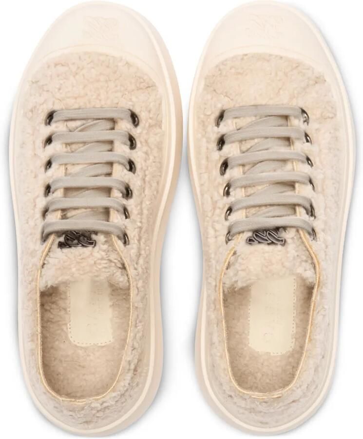 Casadei Explorer sneakers van imitatiebont Beige - Foto 2
