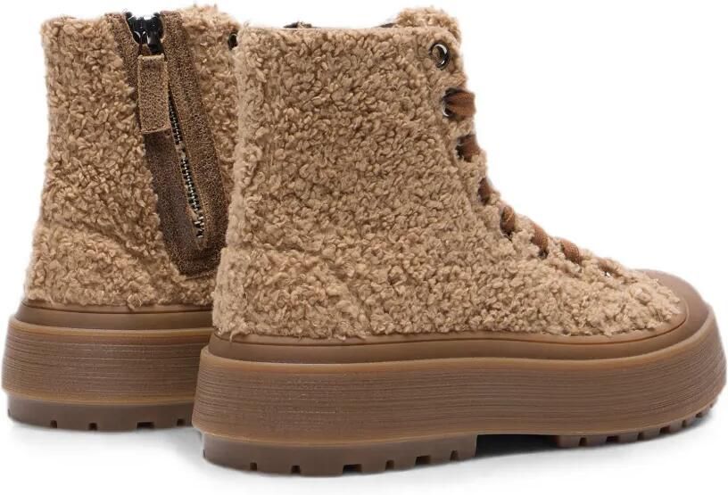Casadei Explorer sneakers van imitatiebont Beige - Foto 3