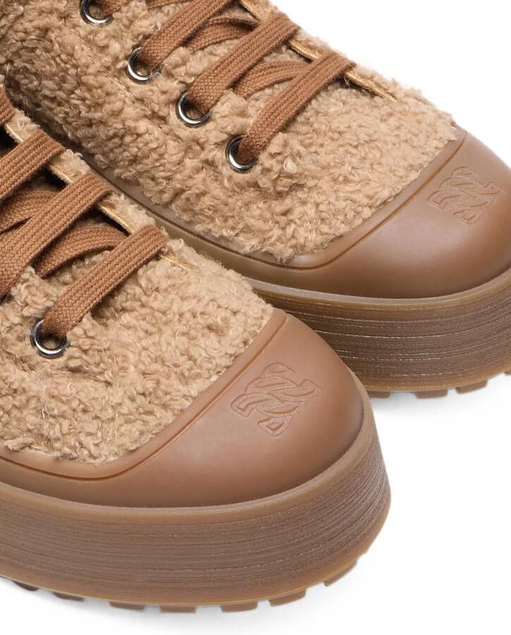 Casadei Explorer sneakers van imitatiebont Beige - Foto 2