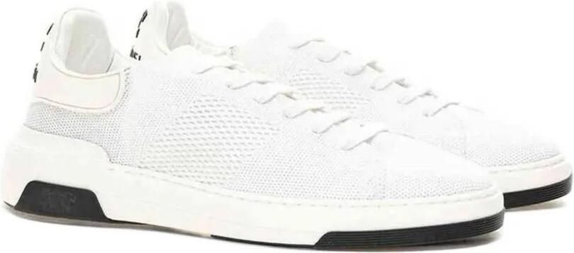 Casadei Gebreide sneakers met leren vlakken Wit - Foto 5