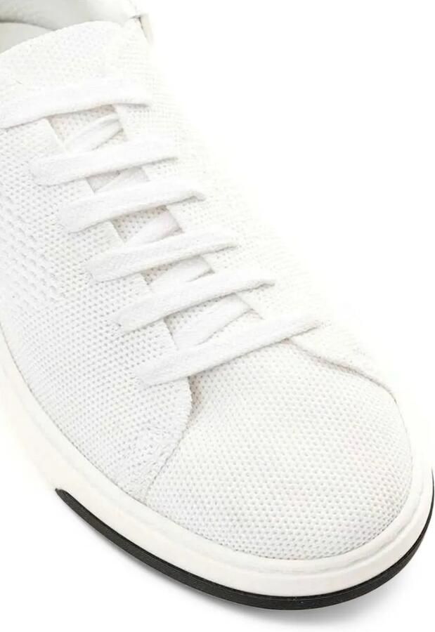 Casadei Gebreide sneakers met leren vlakken Wit - Foto 3
