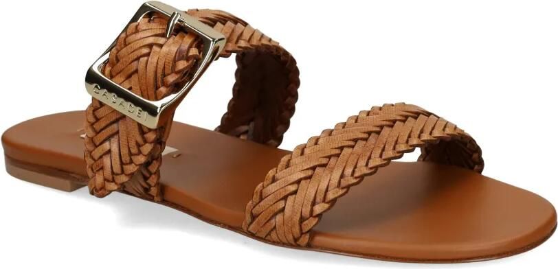 Casadei Geweven sandalen met gespsluiting Bruin - Foto 4