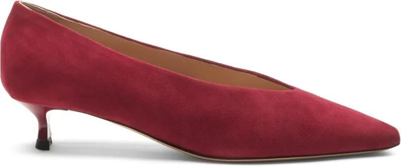 Casadei Giselle pumps met amandelvormige neus Rood