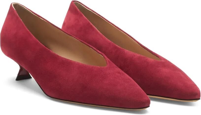 Casadei Giselle pumps met amandelvormige neus Rood - Foto 3