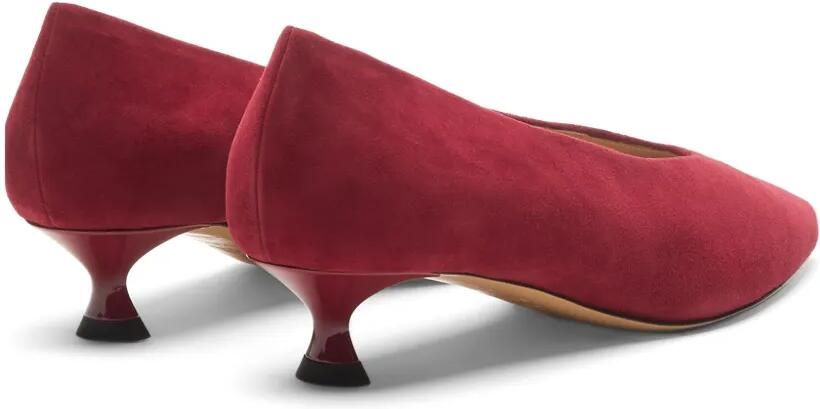 Casadei Giselle pumps met amandelvormige neus Rood - Foto 4