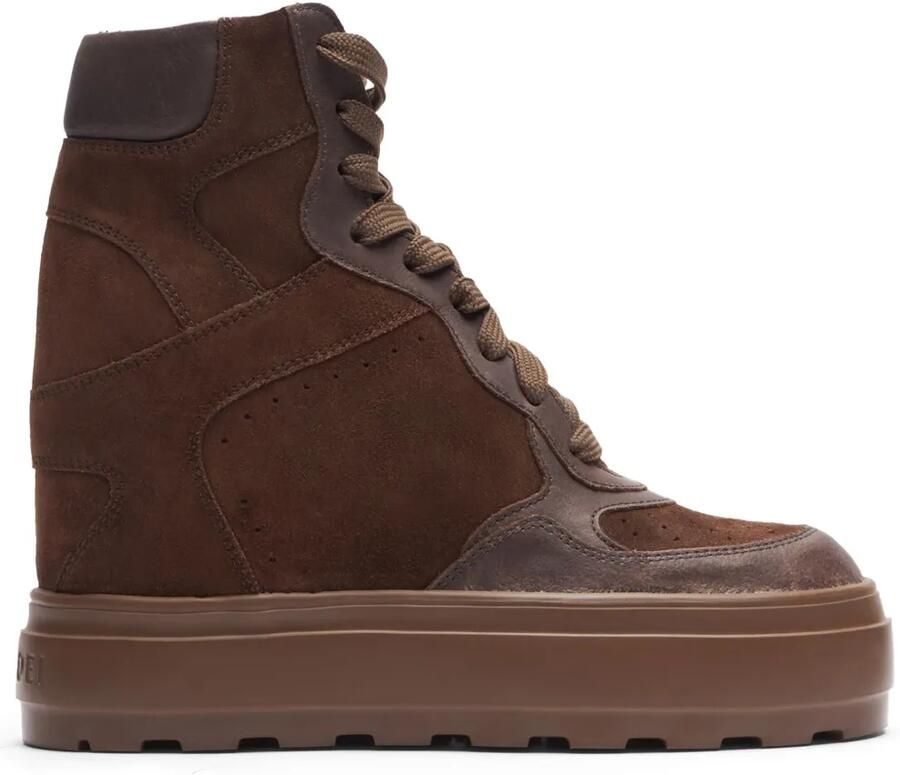 Casadei High-top suède sneakers Bruin