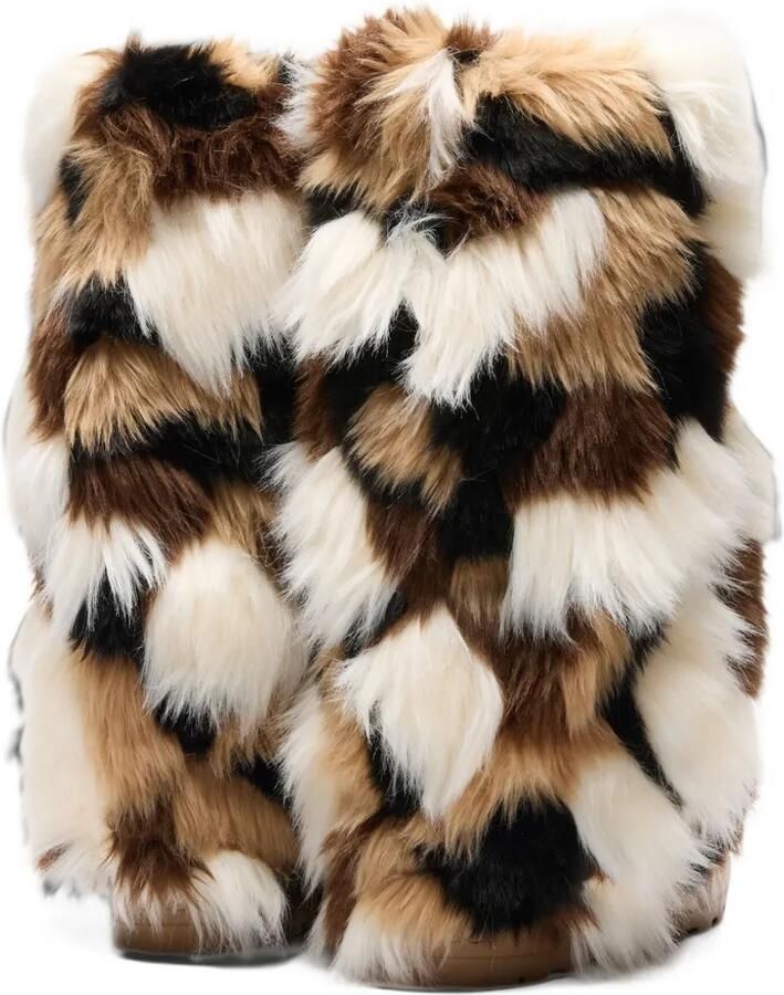 Casadei Husky patchwork boots Bruin - Foto 4