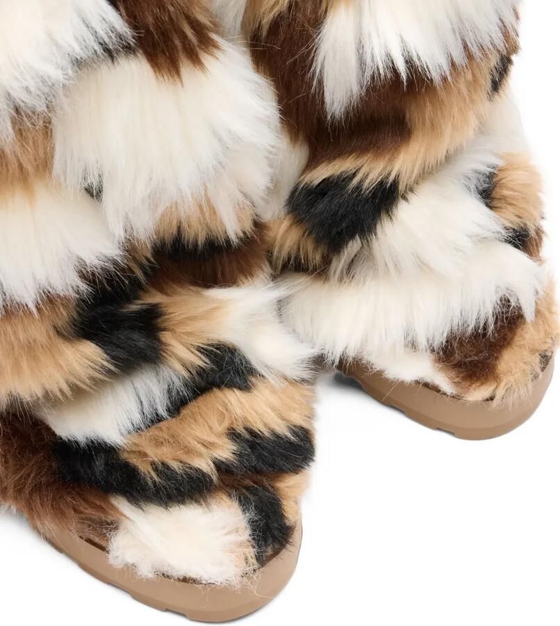 Casadei Husky patchwork boots Bruin - Foto 2
