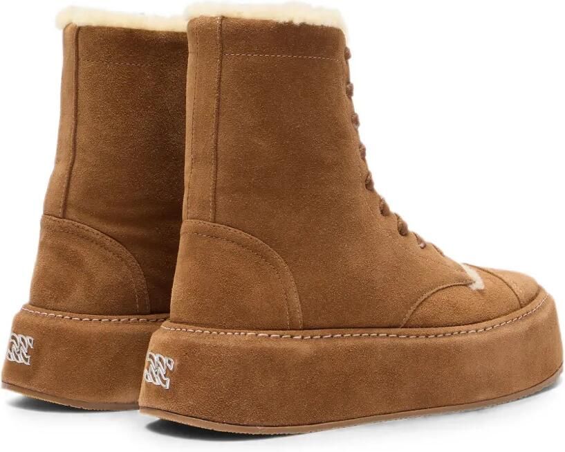 Casadei I-Box sneakers met lammy afwerking Bruin - Foto 3