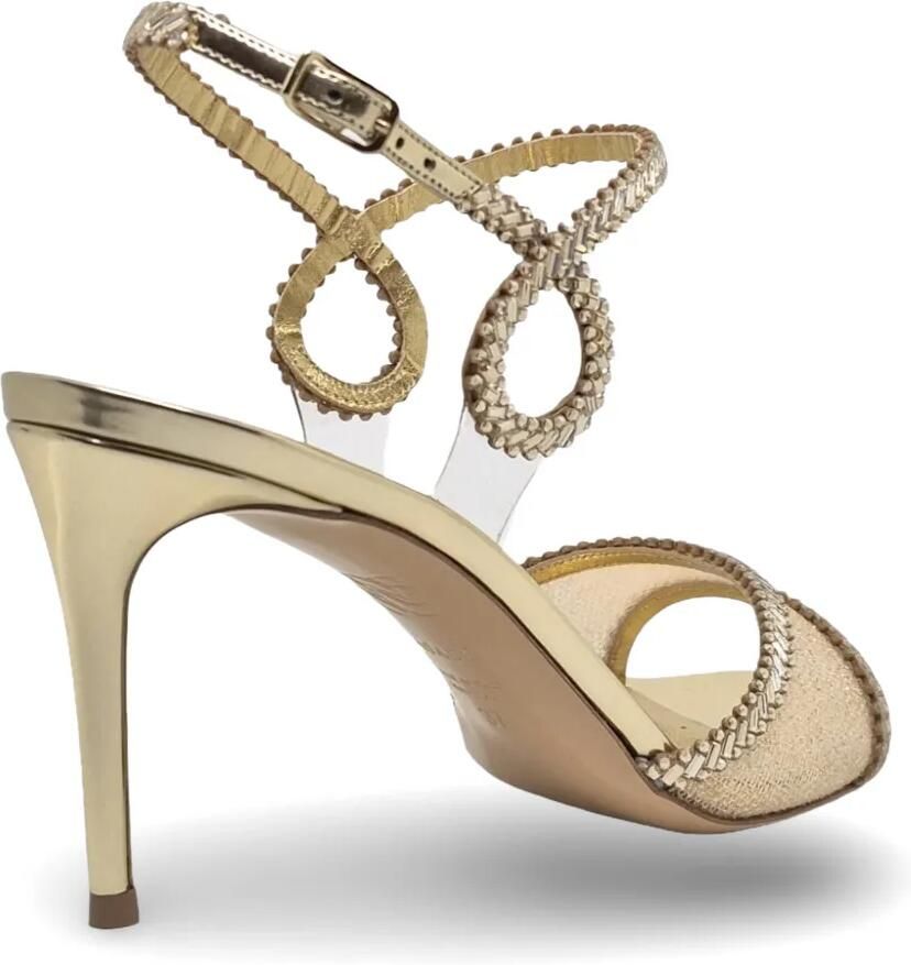 Casadei Josephine sandalen verfraaid met kristallen Goud - Foto 2