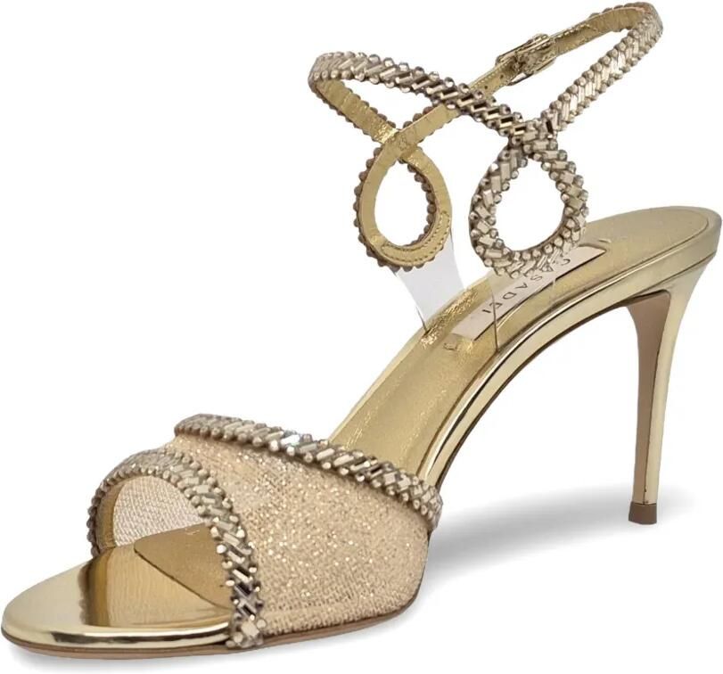 Casadei Josephine sandalen verfraaid met kristallen Goud - Foto 3