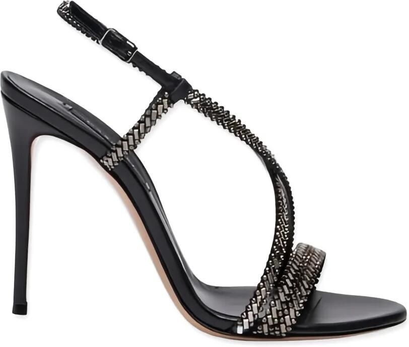 Casadei Josephine sandalen verfraaid met kristallen Zwart