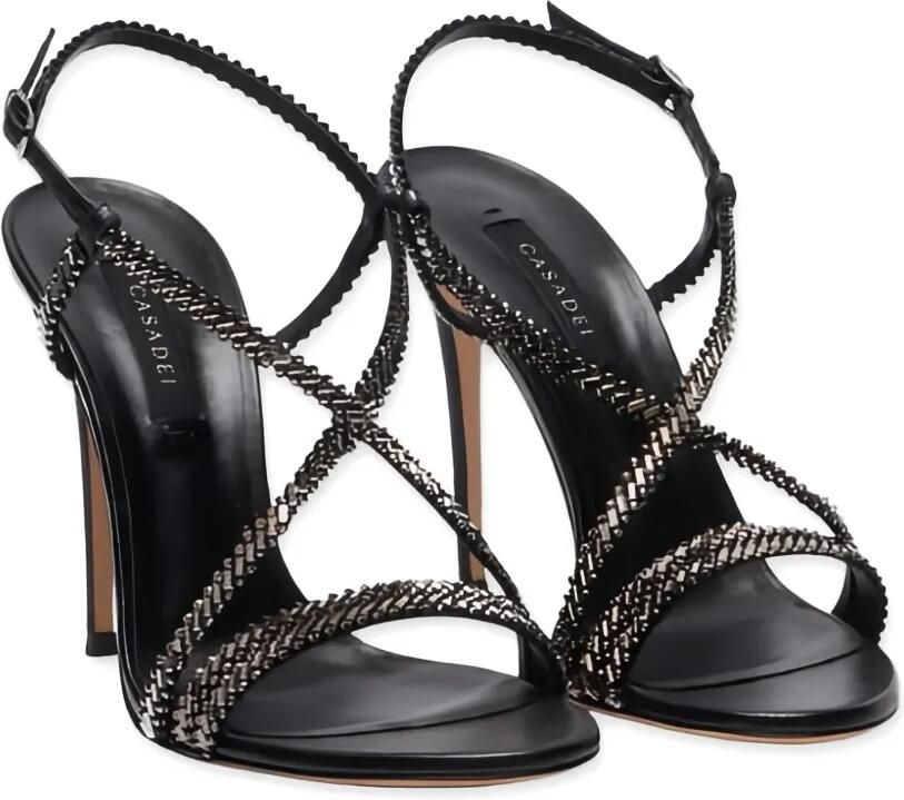 Casadei Josephine sandalen verfraaid met kristallen Zwart - Foto 2