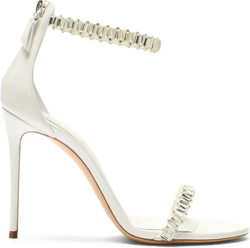 Casadei Julia Heaven sandalen verfraaid met stras Wit