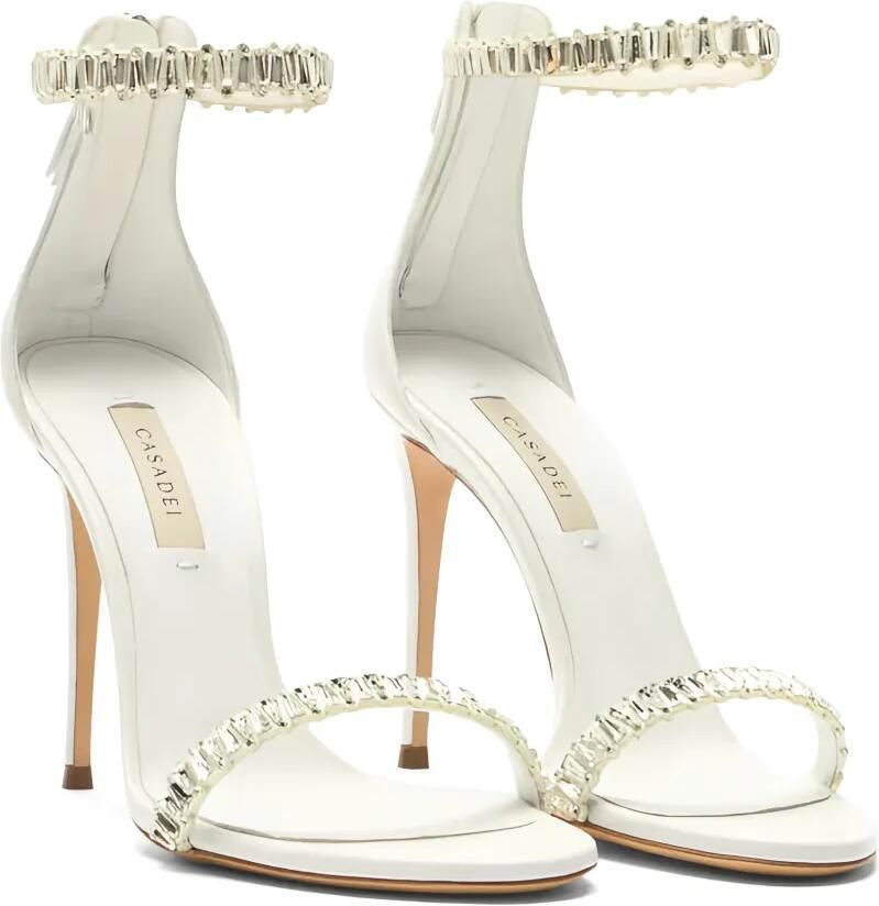 Casadei Julia Heaven sandalen verfraaid met stras Wit - Foto 2