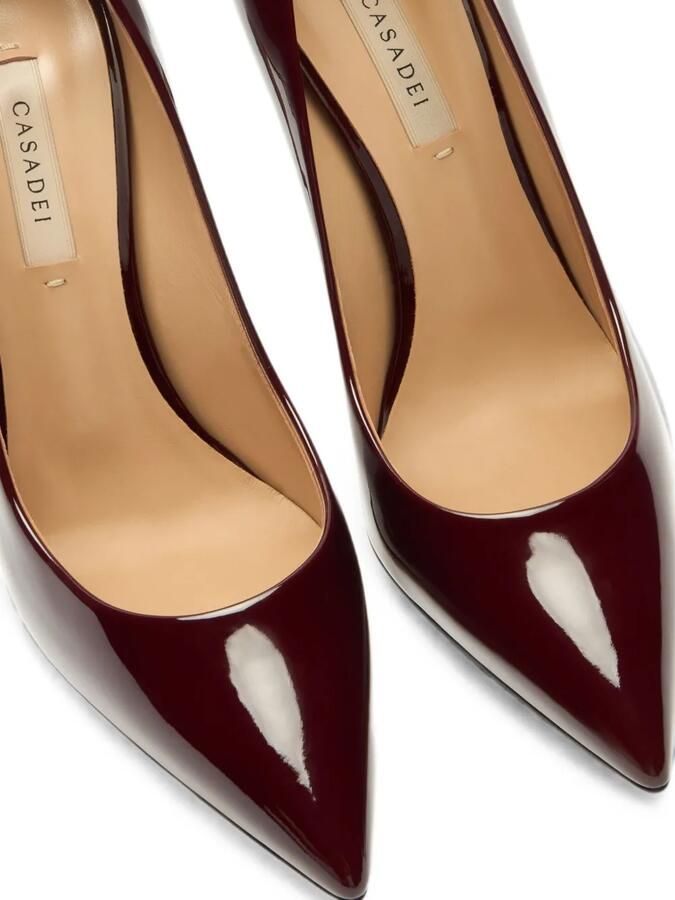 Casadei Julia lakleren pumps Rood - Foto 3