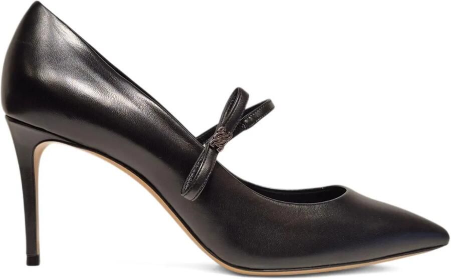 Casadei Julia Melody 80mm pumps verfraaid met strik Zwart