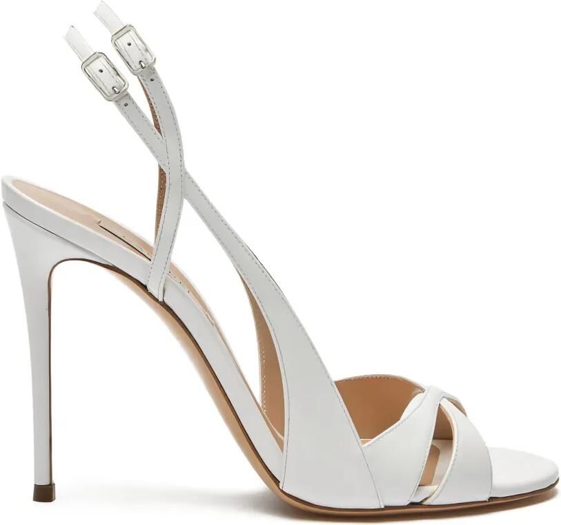 Casadei Julia sandalen met bandjes en gesp Wit