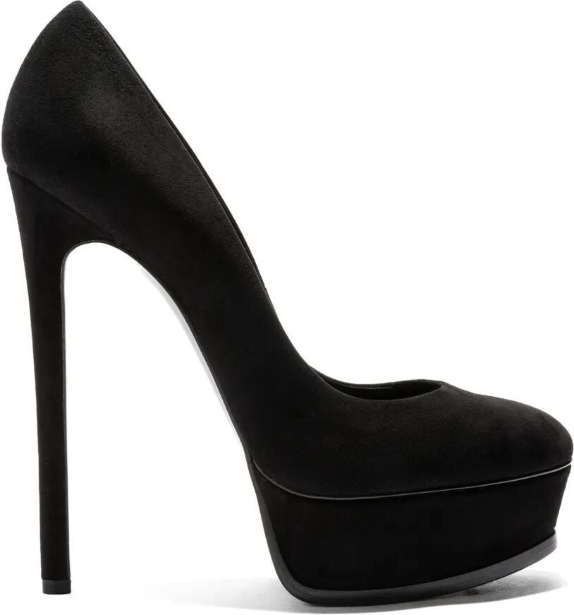 Casadei klassieke plateaupumps Zwart