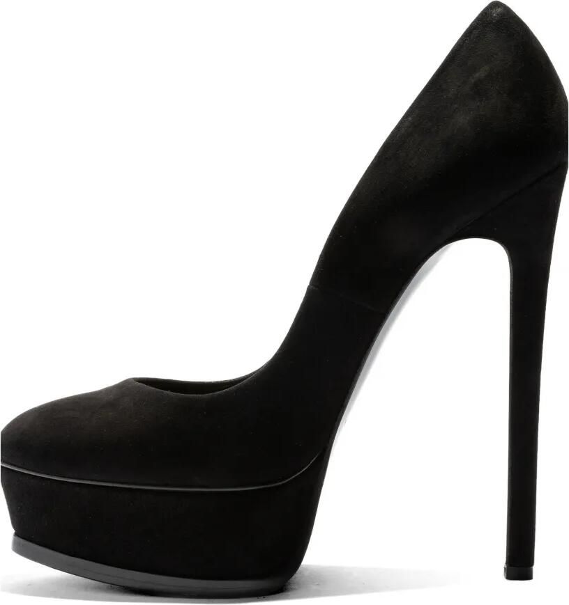 Casadei klassieke plateaupumps Zwart - Foto 4