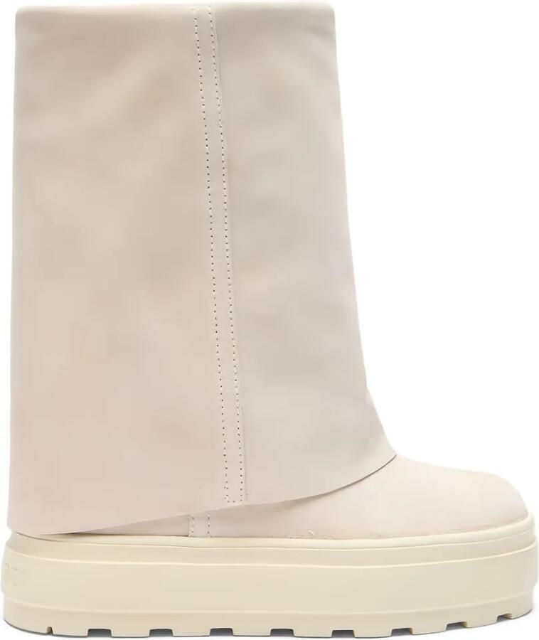 Casadei Laarzen met plateauzool Beige