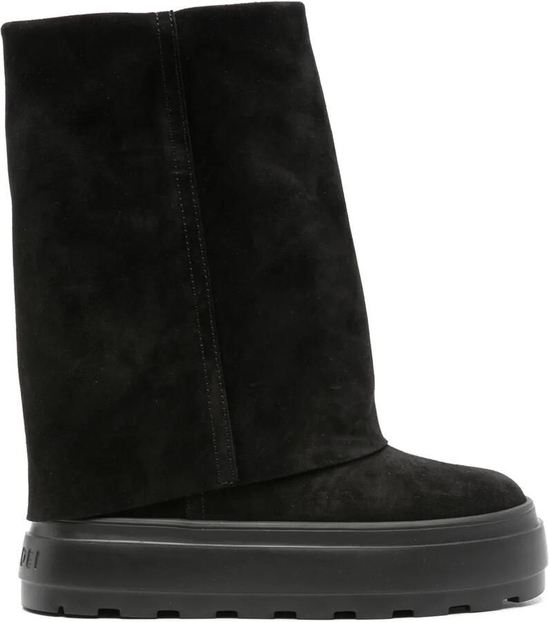 Casadei Laarzen met plateauzool Zwart