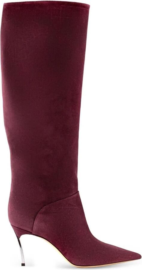 Casadei Laarzen met puntige neus Rood